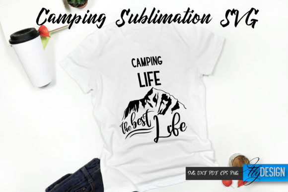 Camping Quote SVG T-Shirt Design Review