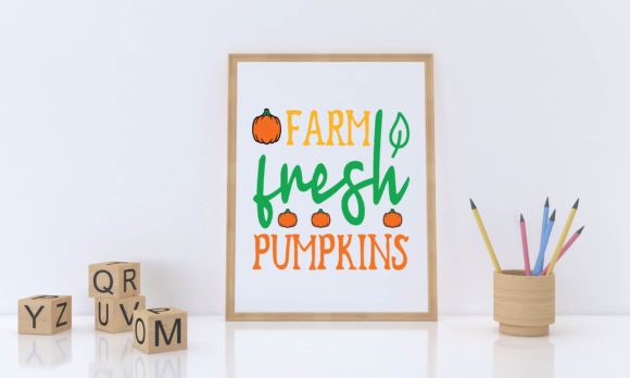 Farm Fresh Pumpkins Svg
