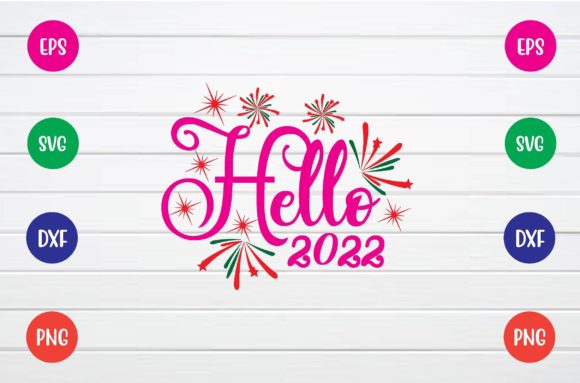 Hello 2022 Svg