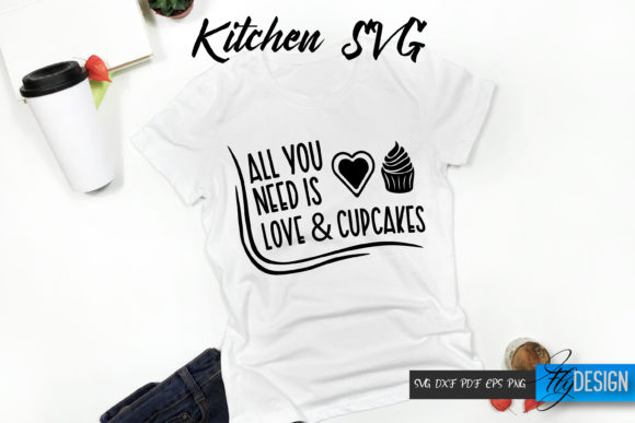 Kitchen Quote SVG. T Shirt Design V1