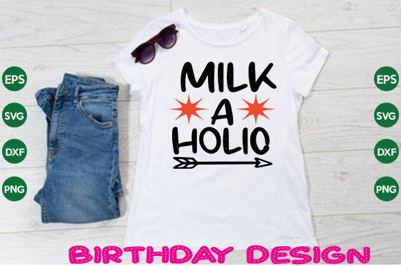Milkaholic SVG Cut File